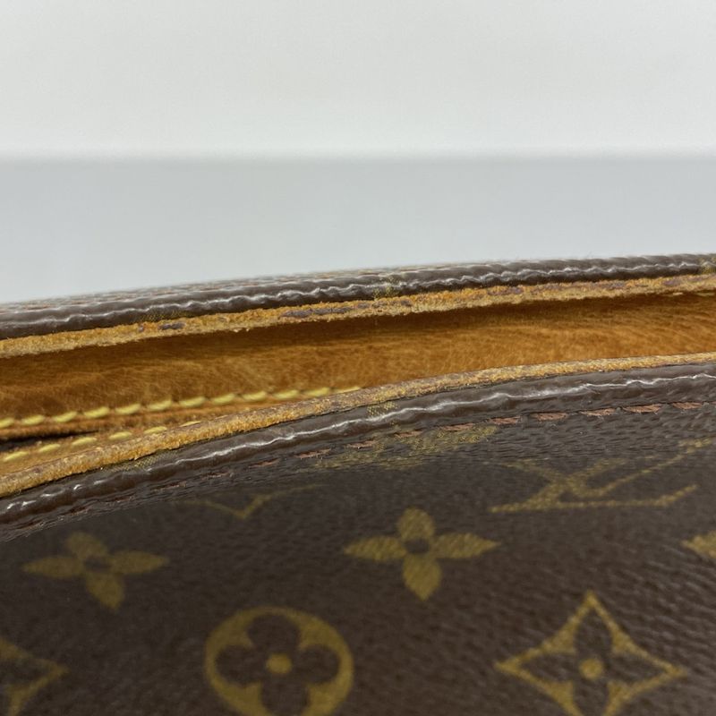 Louis Vuitton Shoulder Bag Monogram Drouot M51290 Brown Ladies