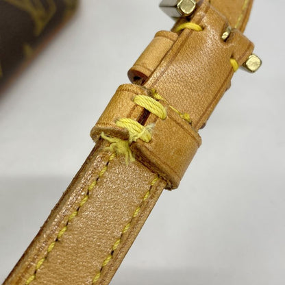 Louis Vuitton Shoulder Bag Monogram Trotter M51240 Brown Ladies