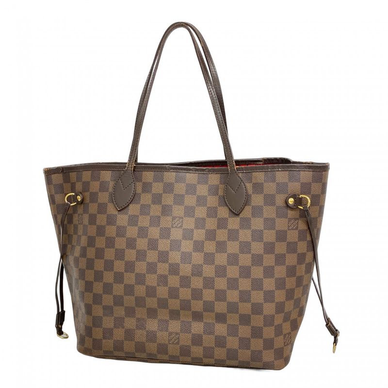 Louis Vuitton Tote Bag Damier Neverfull MM N51105 Ebene Womens