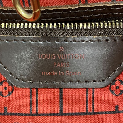 Louis Vuitton Tote Bag Damier Neverfull MM N51105 Ebene Womens