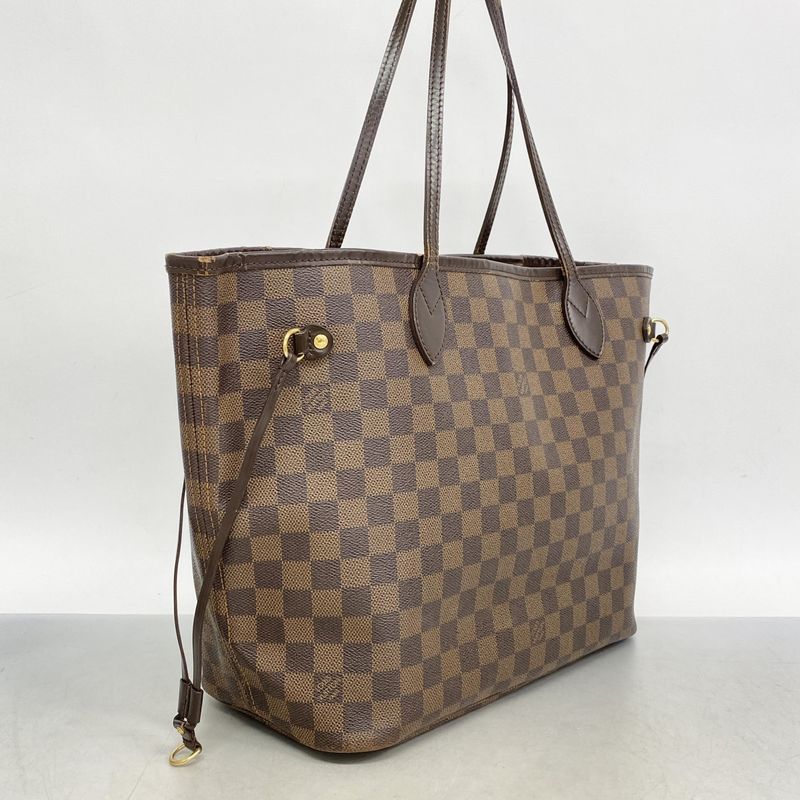 Louis Vuitton Tote Bag Damier Neverfull MM N51105 Ebene Womens