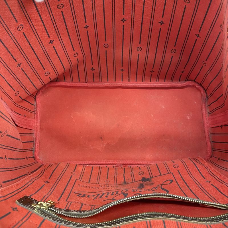 Louis Vuitton Tote Bag Damier Neverfull MM N51105 Ebene Womens