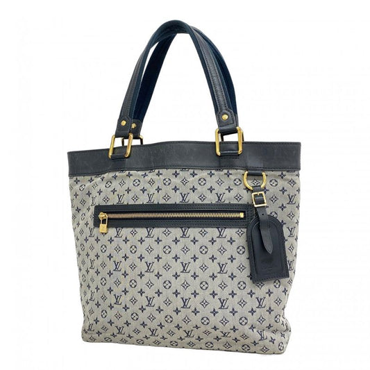 Louis Vuitton Monogram Mini Lucille GM M92675 Blue Ladies Tote Bag
