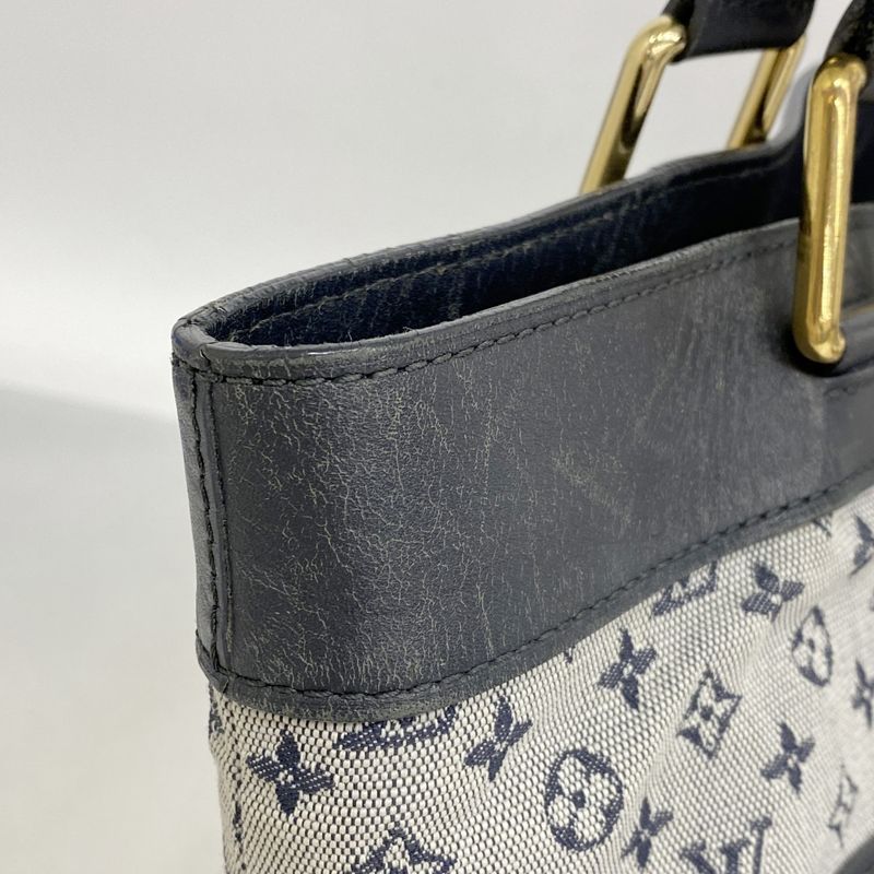 Louis Vuitton Monogram Mini Lucille GM M92675 Blue Ladies Tote Bag
