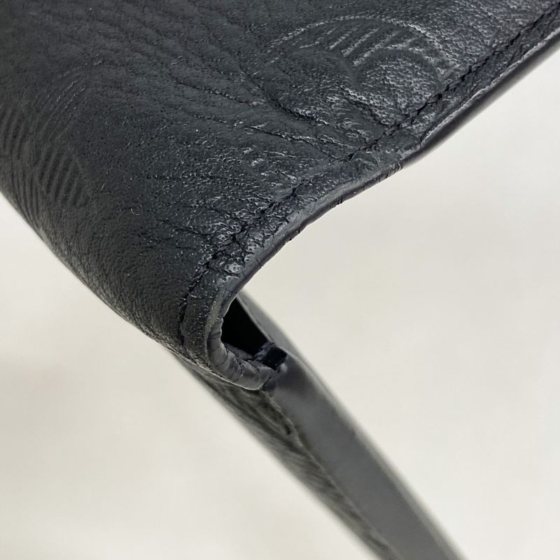 Louis Vuitton Billfold Monogram Shadow Portefeuille M62901 Black Men's