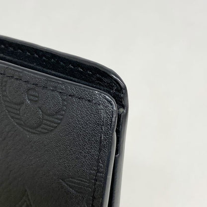Louis Vuitton Billfold Monogram Shadow Portefeuille M62901 Black Men's