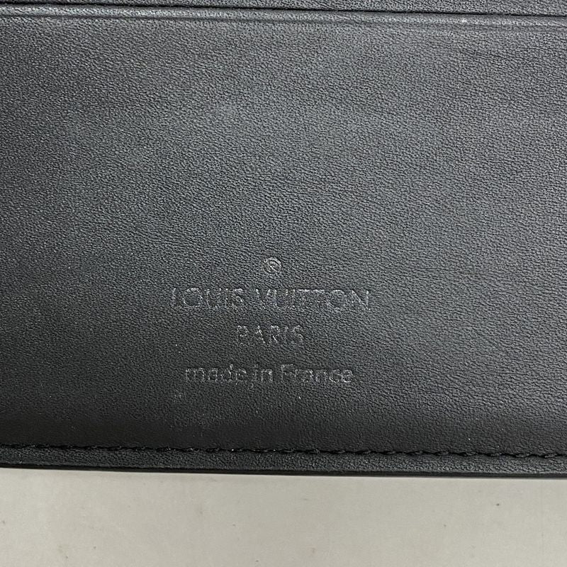 Louis Vuitton Billfold Monogram Shadow Portefeuille M62901 Black Men's