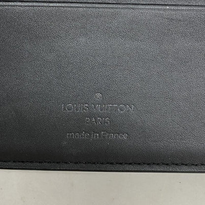 Louis Vuitton Billfold Monogram Shadow Portefeuille M62901 Black Men's