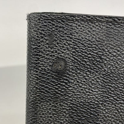 Louis Vuitton Damier Graphite Portefeuille Blazer N62665 Black Men's Long Wallet