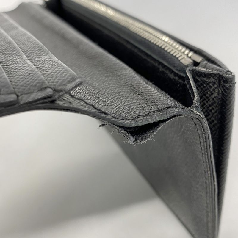 Louis Vuitton Damier Graphite Portefeuille Blazer N62665 Black Men's Long Wallet