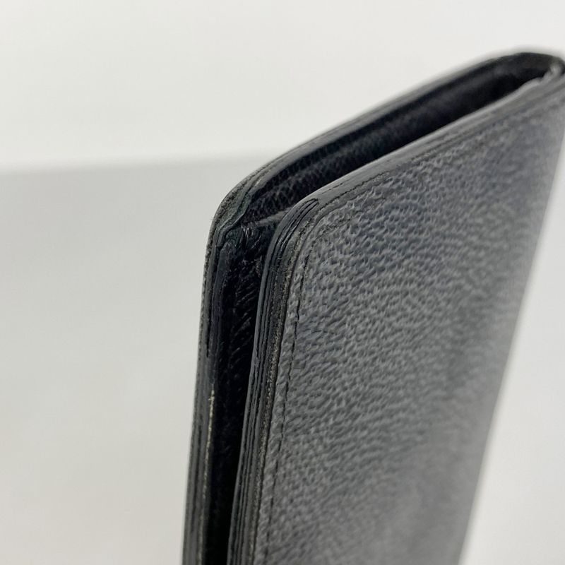 Louis Vuitton Damier Graphite Portefeuille Blazer N62665 Black Men's Long Wallet