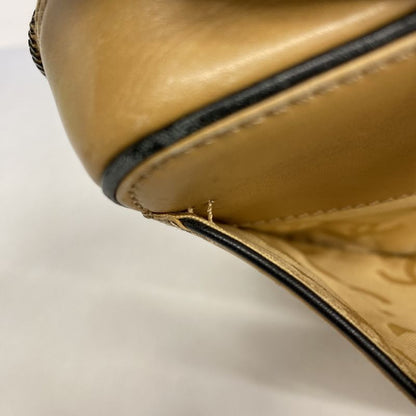 Chanel Tote Bag Leather Beige Women's