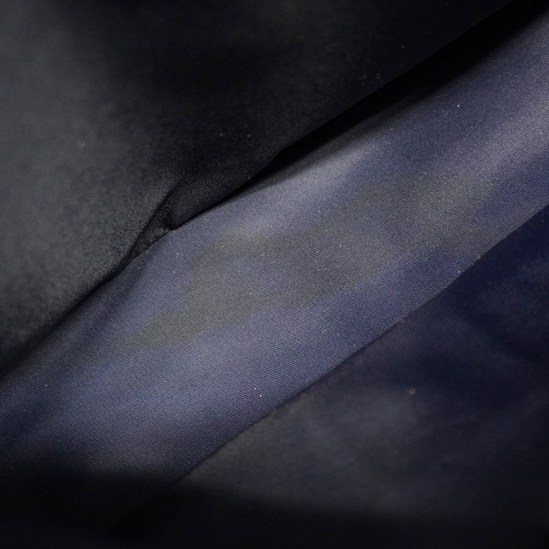 Christian Dior Shoulder Bag Trotter Street Chic Canvas Navy Brown Gold Hardware