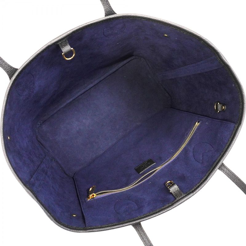 Louis Vuitton Monogram Empreinte Neverfull MM M45685 Noir Black Women