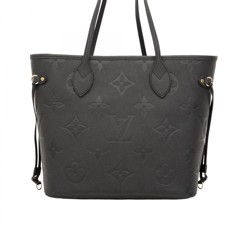 Louis Vuitton Monogram Empreinte Neverfull MM M45685 Noir Black Women