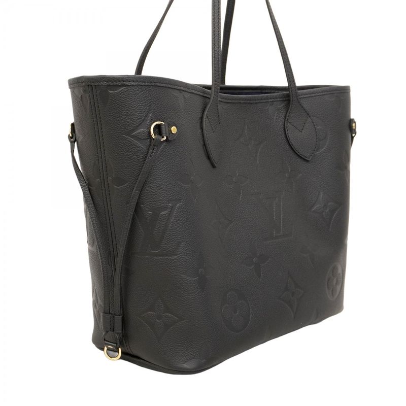 Louis Vuitton Monogram Empreinte Neverfull MM M45685 Noir Black Women