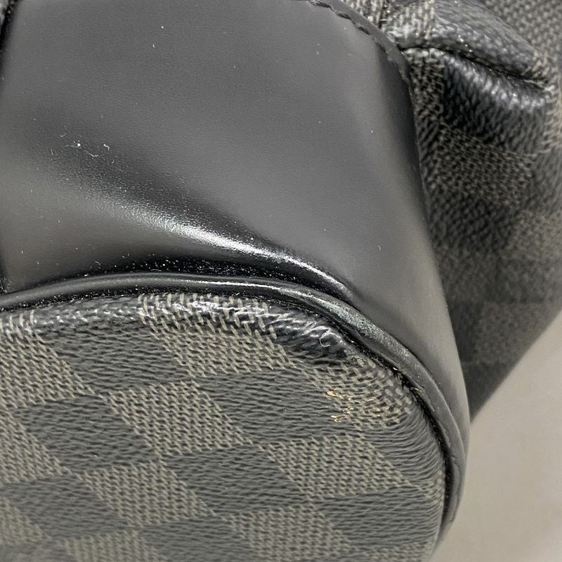 Louis Vuitton Backpack Daypack Damier Graphite Christopher N41379 Black Gray