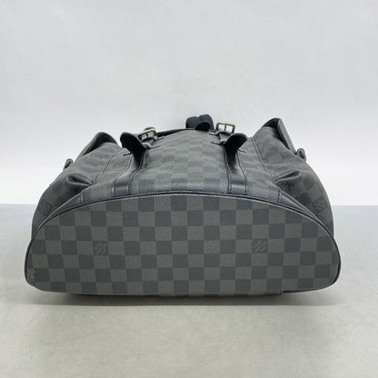 Louis Vuitton Backpack Daypack Damier Graphite Christopher N41379 Black Gray