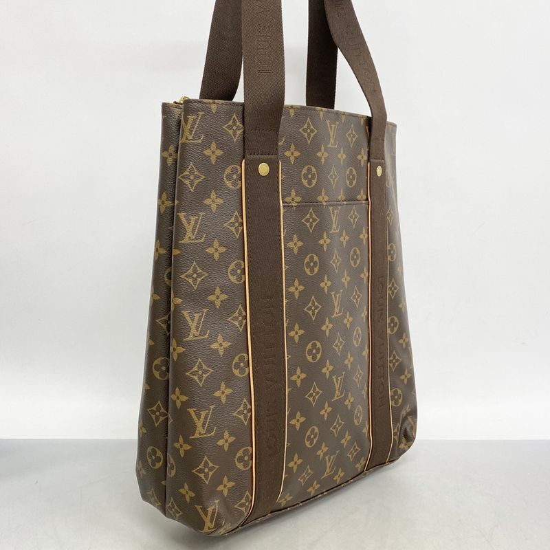 Louis Vuitton Tote Bag Monogram Cabas Bobol M53013 Brown Men's