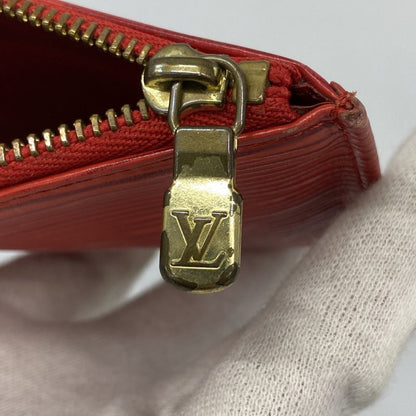 Louis Vuitton Coin Case Epi Pochette Cles M63807 Castilian Redmen Women Unisex