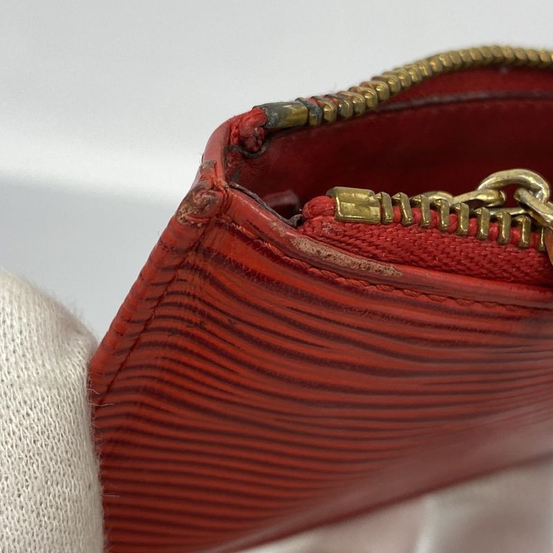 Louis Vuitton Coin Case Epi Pochette Cles M63807 Castilian Redmen Women Unisex