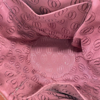 Cartier Shoulder Bag Must Leather Bordeaux Gold Hardware Women