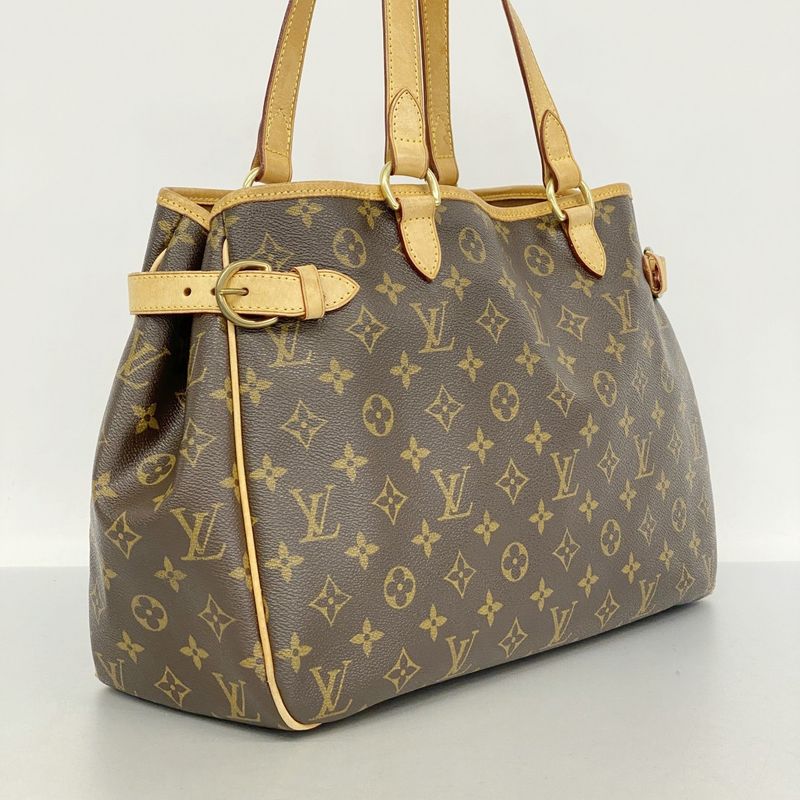 Louis Vuitton Tote Bag Monogram Batignolles Orizzontal M51154 Brown Ladies