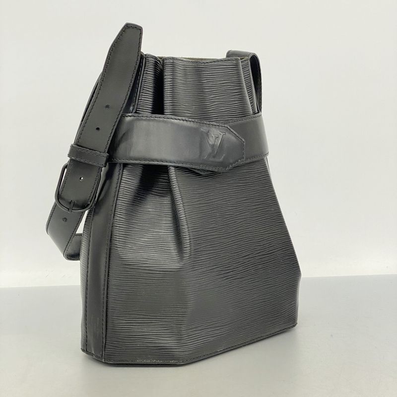 Louis Vuitton Shoulder Bag Epi Sac Depaul PM M80157 Noir Black Women