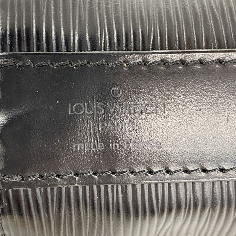 Louis Vuitton Shoulder Bag Epi Sac Depaul PM M80157 Noir Black Women