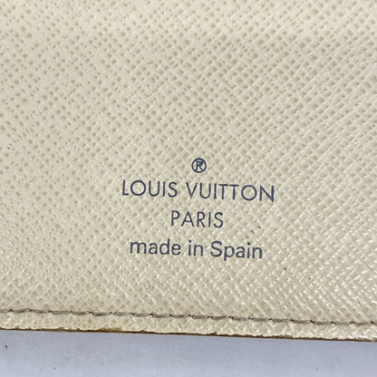 Louis Vuitton Damier Azure Portefeuille Antholite Long Wallet N63072 White