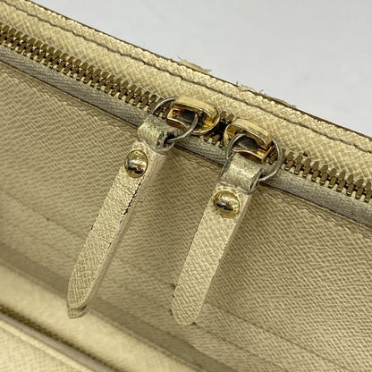 Louis Vuitton Damier Azure Portefeuille Antholite Long Wallet N63072 White