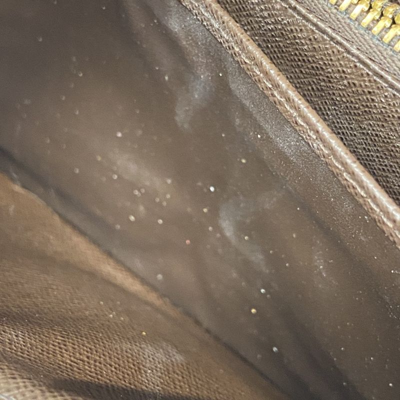 Louis Vuitton Damier Portefeuille Sistine N61747 Ebène Ladies Long Wallet