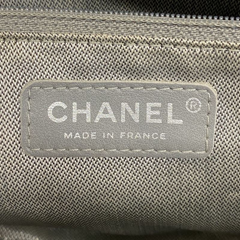 Chanel Shoulder Bag Mademoiselle Lambskin Silver Hardware Women