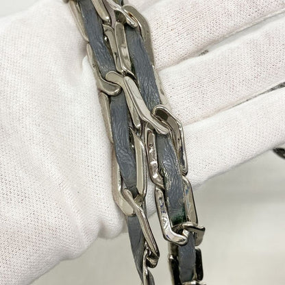 Chanel Shoulder Bag Mademoiselle Lambskin Silver Hardware Women