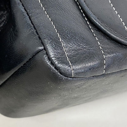 Chanel Shoulder Bag Mademoiselle Lambskin Silver Hardware Women