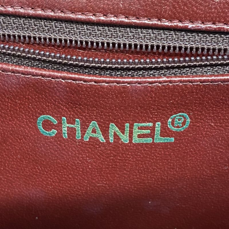 Chanel Shoulder Bag Matelasse Lambskin Black Gold Hardware Women