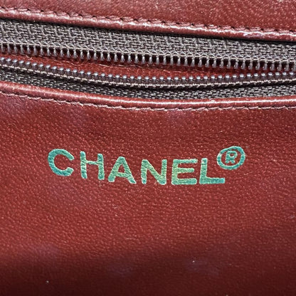 Chanel Shoulder Bag Matelasse Lambskin Black Gold Hardware Women