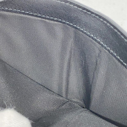 Gucci Wallet Guccissima 850177 Leather Black Silver Hardware Men's