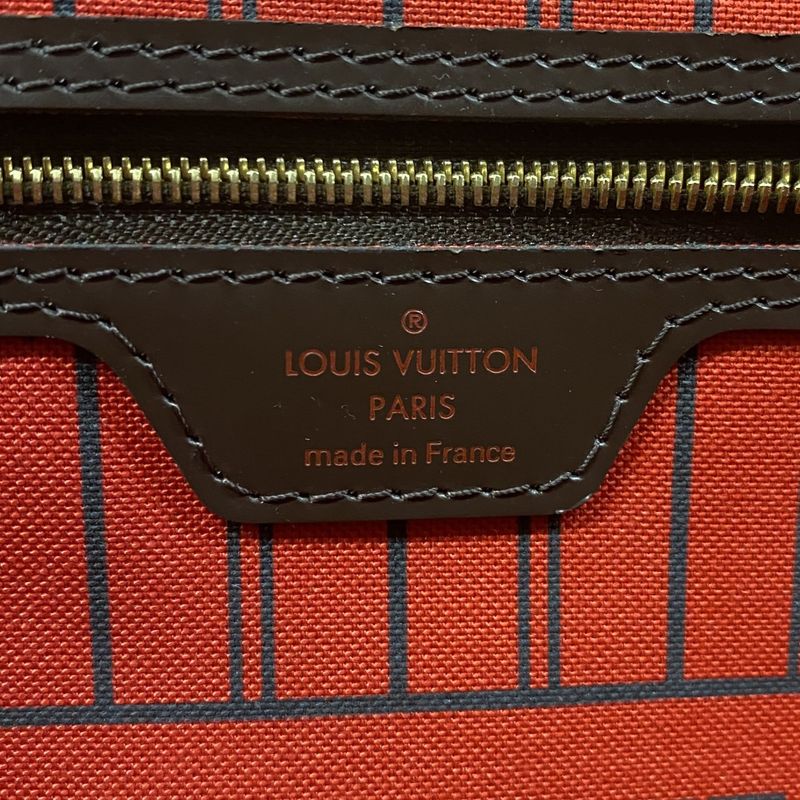 Louis Vuitton Tote Bag Damier Neverfull MM N40599 Ebene Womens