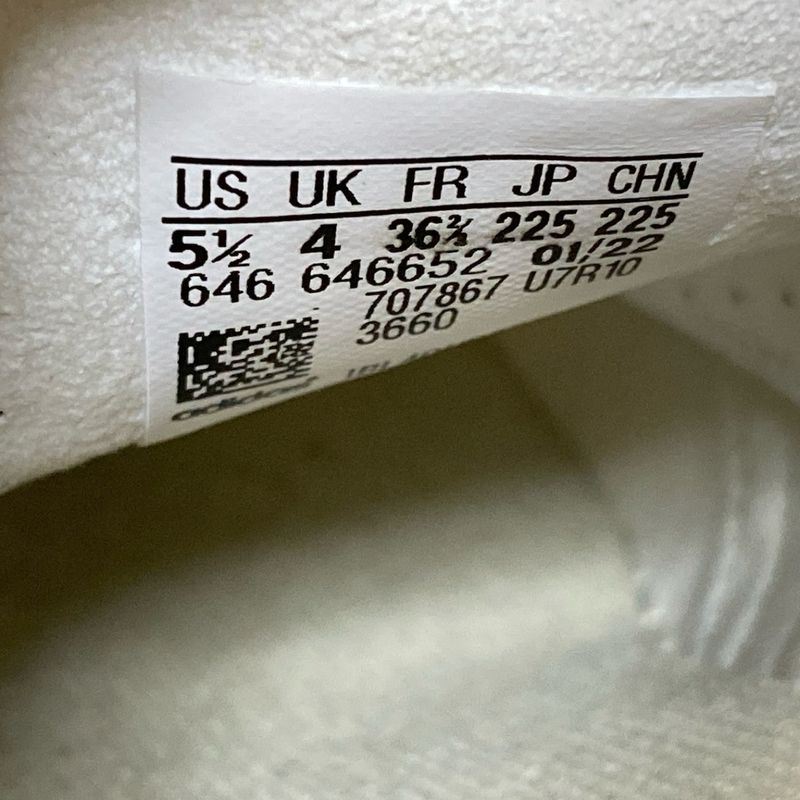 Gucci Sneakers 22.5 Women's Gazelle 707867 Blue X White X Multi Insole Removable