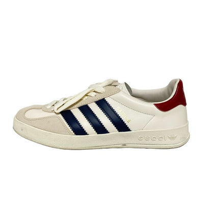Gucci Sneakers 22.5 Women's Gazelle 707868 White X Navy X Red Adidas Removable