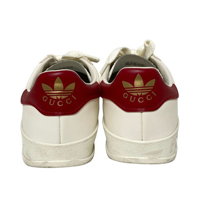 Gucci Sneakers 22.5 Women's Gazelle 707868 White X Navy X Red Adidas Removable