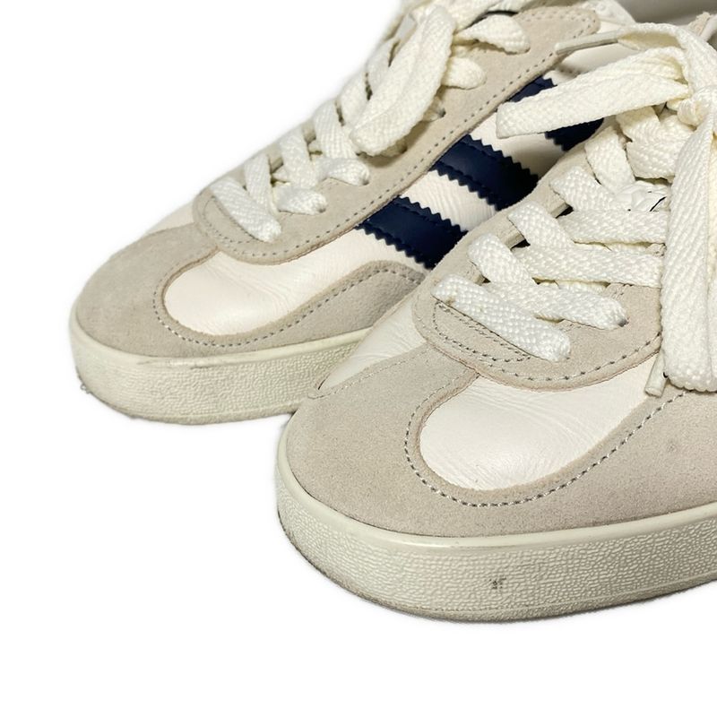 Gucci Sneakers 22.5 Women's Gazelle 707868 White X Navy X Red Adidas Removable