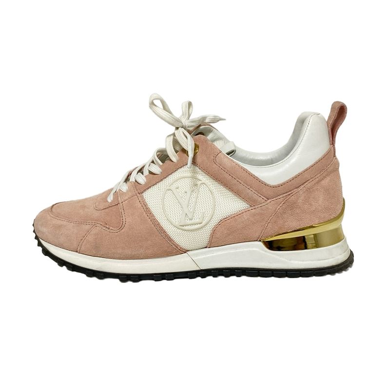 Louis Vuitton Sneakers 38 Women's Runaway Line Sneakers Light Pink and White