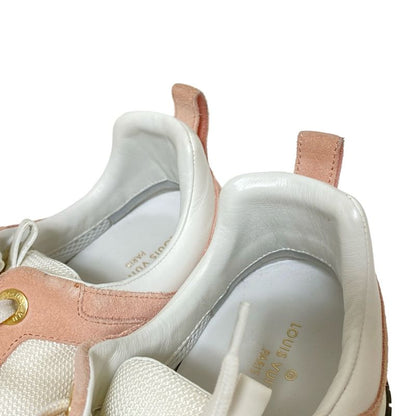 Louis Vuitton Sneakers 38 Women's Runaway Line Sneakers Light Pink and White