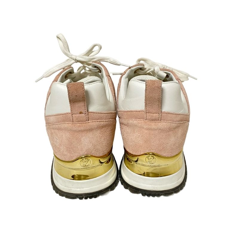 Louis Vuitton Sneakers 38 Women's Runaway Line Sneakers Light Pink and White