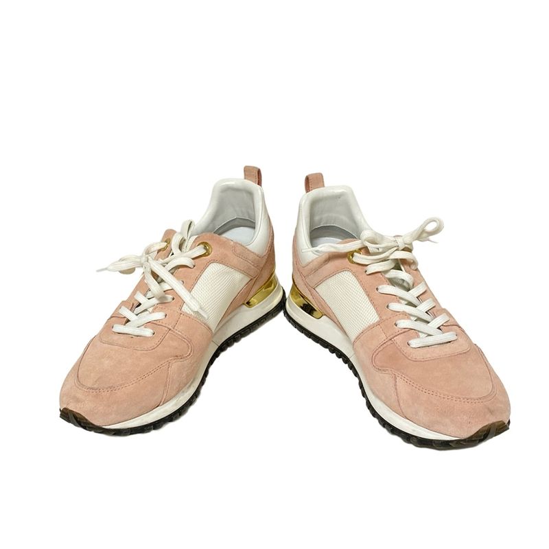 Louis Vuitton Sneakers 38 Women's Runaway Line Sneakers Light Pink and White