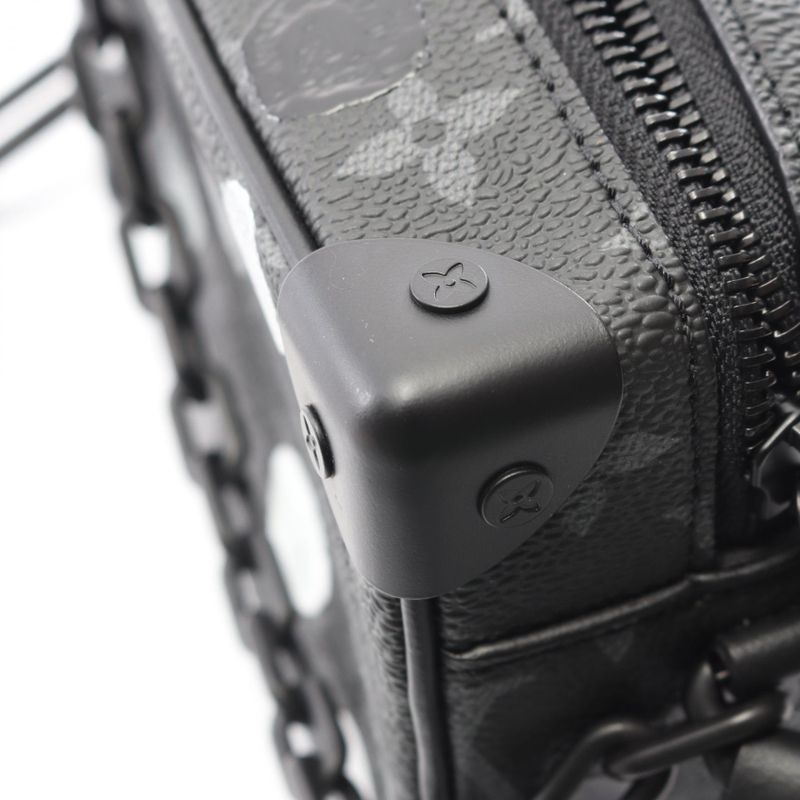 Louis Vuitton Shoulder Bag LV X Yk Mini Soft Trunk Monogram Eclipse M81936 PVC