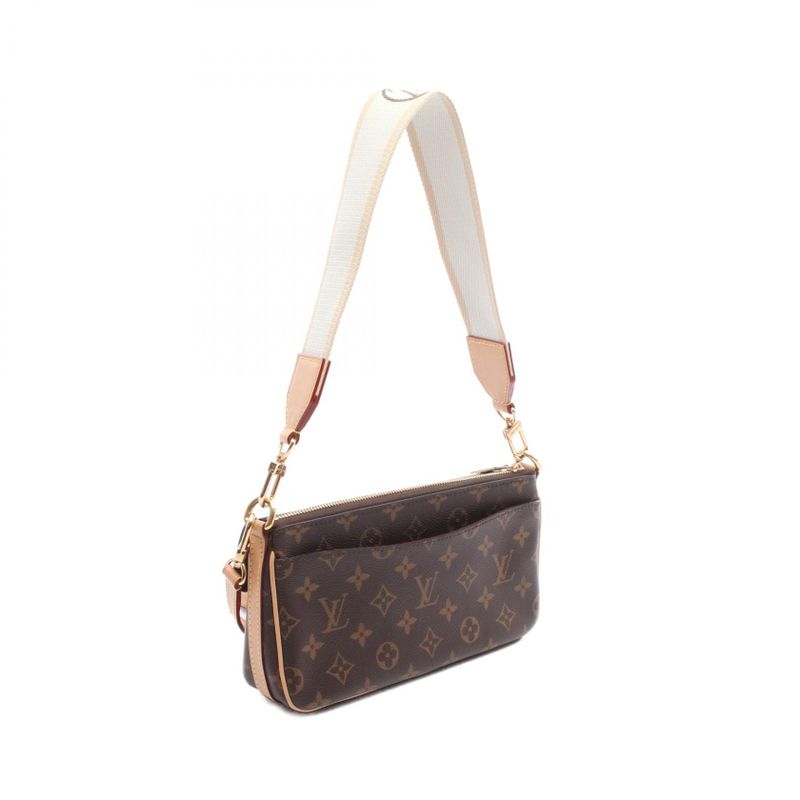 Louis Vuitton Shoulder Bag Vivacite Monogram M46999 PVC Coated Canvas Leather