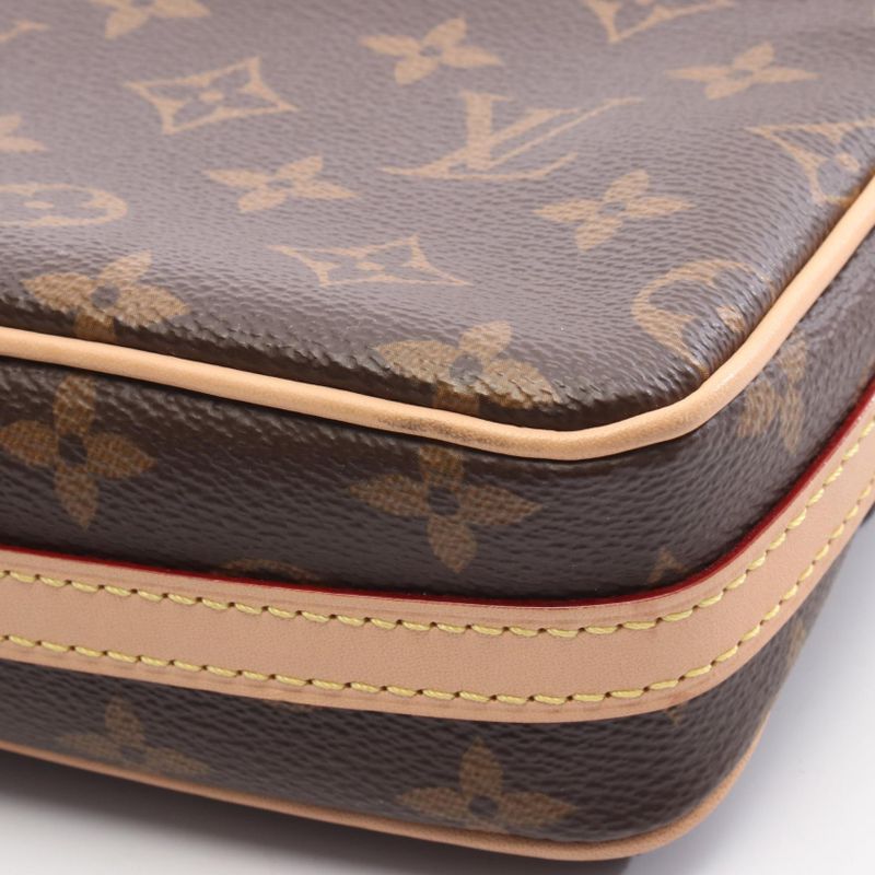 Louis Vuitton Shoulder Bag Vivacite Monogram M46999 PVC Coated Canvas Leather